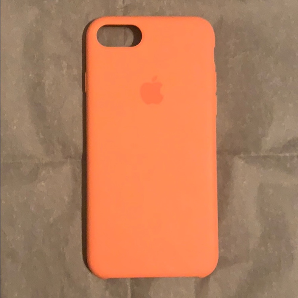 Peach Apple case for iPhone 7/8